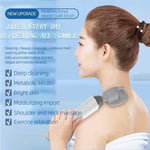 Elektrische Badebürste Silikon Vibration Langstiel Rücken Spa Dusche