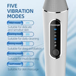 Elektrische Badebürste Silikon Vibration Langstiel Rücken Spa Dusche