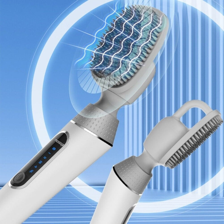 Elektrische Badebürste Silikon Vibration Langstiel Rücken Spa Dusche