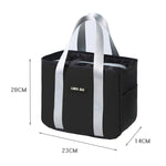 Tragbare Isoliertasche Wasserdichte kleine Essensbeutel Aluminiumfolie Verdickte Lunchtasche