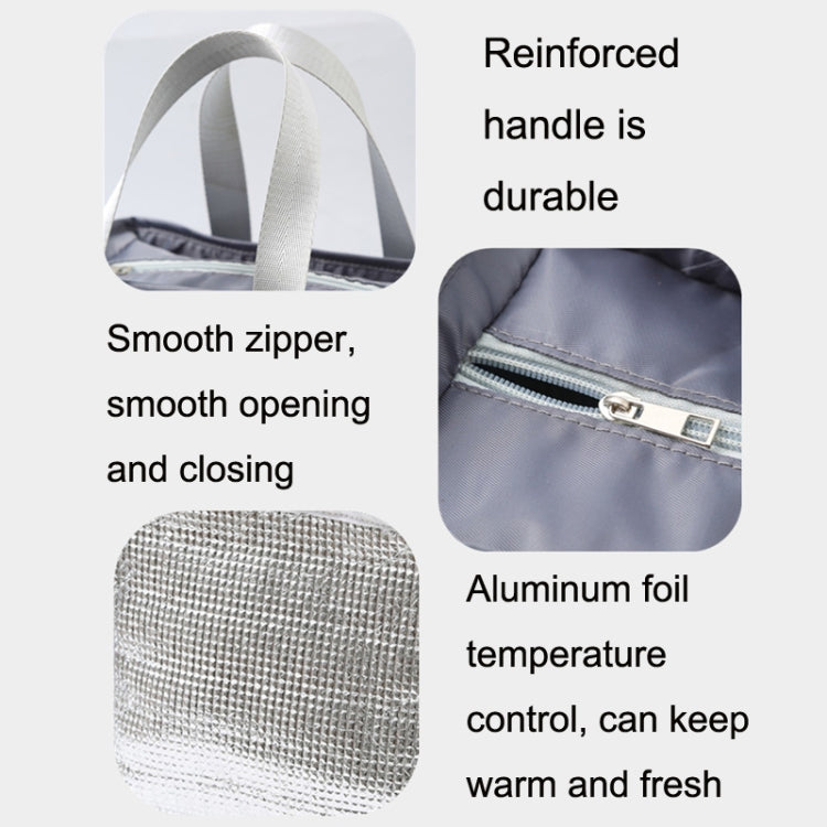 Tragbare Isoliertasche Wasserdichte kleine Essensbeutel Aluminiumfolie Verdickte Lunchtasche