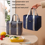 Tragbare Isoliertasche Wasserdichte kleine Essensbeutel Aluminiumfolie Verdickte Lunchtasche