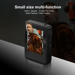 MP3 Musikplayer Bluetooth 5.0 E-Book Rekorder MP4 Walkman, Ohne Speicherkarte, 8GB, 16GB, 32GB, 64GB, 128GB