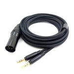 Für Beyer T1 (2./3. Generation) T5 / Amiro Balanced Kopfhörerkabel, 3,5mm+6,35mm Adapter, 4-Pin XLR Stecker
