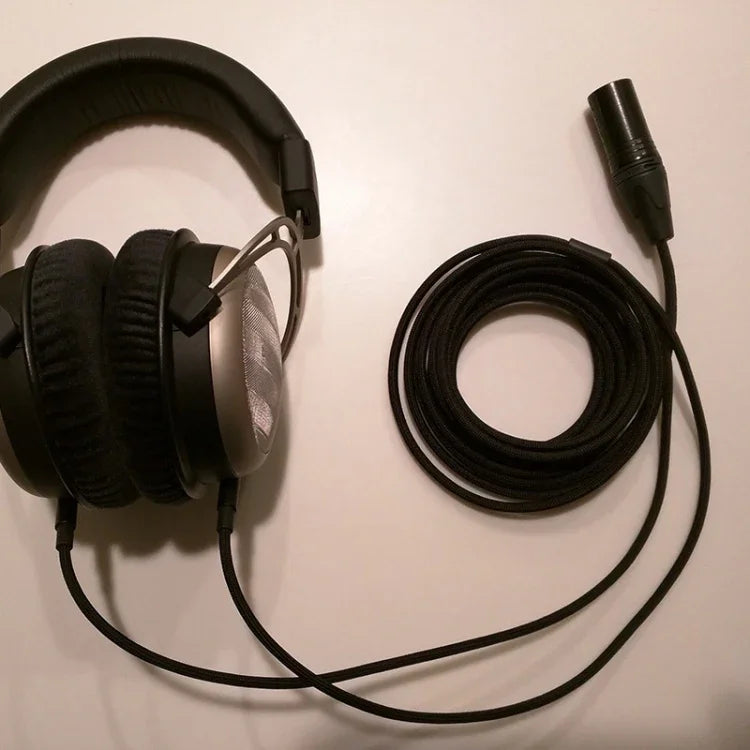 Für Beyer T1 (2./3. Generation) T5 / Amiro Balanced Kopfhörerkabel, 3,5mm+6,35mm Adapter, 4-Pin XLR Stecker
