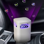 USB-Stecker Zuhause Schlafzimmer Geruchsentferner Schreibtisch Auto Negativ-Ionen Luftreiniger, Quadratisch