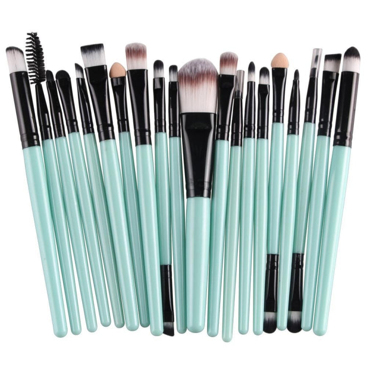 20-teiliges Make-up-Pinselset mit Holzgriffen, Farben: Kaffee, Gold+Schwarz, Schwarz+Weiß, Schwarz+Kaffee, Braun+Weiß, Gold+Rosa, Braun+Grün, Braun+Rosa, Braun+Schwarz, Gold+Weiß, Gold+Grün, Schwarz+Grün, Schwarz+Rosa, Braun+Lila ...