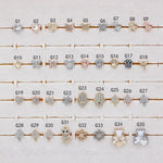 2 Stück Uhrenarmband Silikonband Dekorative Diamantschnalle Bandnägel, Ein Diamantherz, Diamantzeiger, Diamantbär, Diamantklee, Ein Diamantpentagramm, Vollständig besetztes Pentagon, Vollständig besetztes Herz, Diamantlibelle