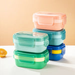 1900ML Große Kapazität Mikrowelle Kinder Versiegelte Fächer Lunchbox, Hellblau, Rosa, Hellgrün, Blau, Grün
