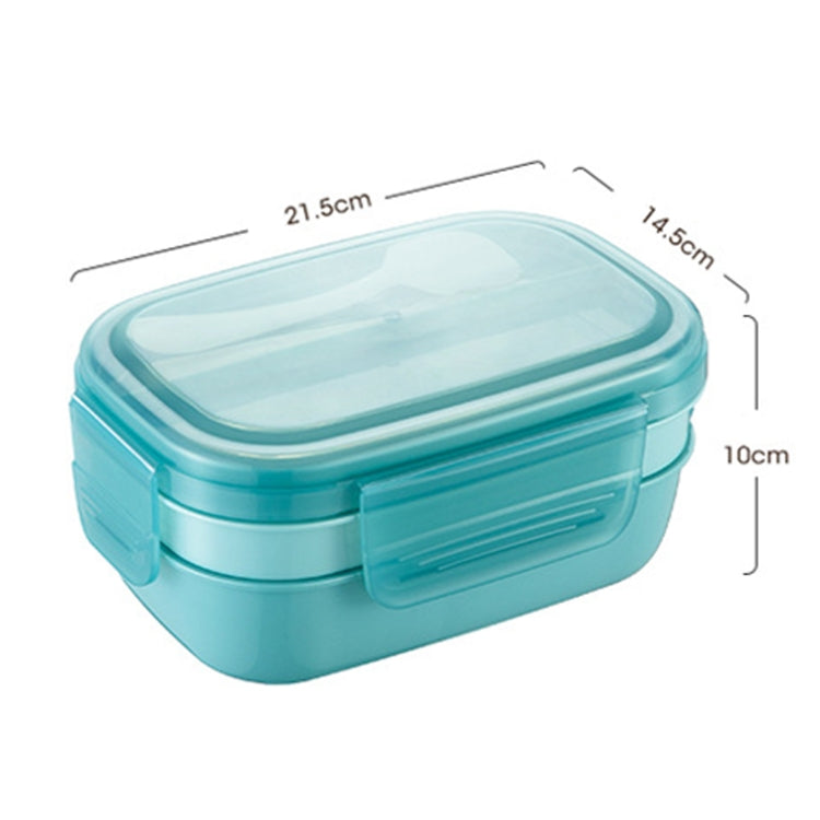 1900ML Große Kapazität Mikrowelle Kinder Versiegelte Fächer Lunchbox, Hellblau, Rosa, Hellgrün, Blau, Grün