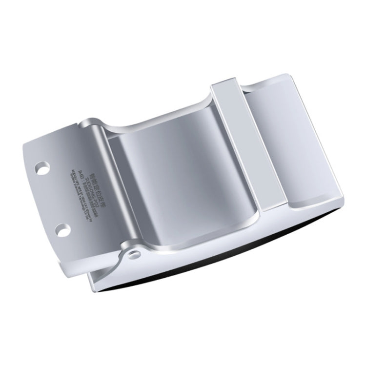 Multifunktionale Smart Gürtelschnalle mit GPS-Tracker für Senioren (Verlustschutz), Grau, Silber