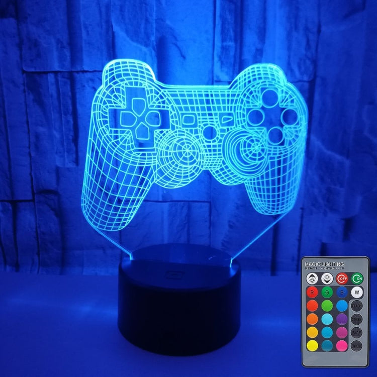 3D Game Handle Dreidimensionale Bunte LED-Lichter, Touch Schwarzer Sockel, Touch Rissiger Sockel, Touch Schwarzer Sockel + Fernbedienung, Touch Rissiger Sockel + Fernbedienung