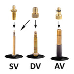 SV/AV/DV Fahrradventil Adapter Set Fahrradballpumpe Zubehör, 15 in 1, 24 in 1 mit Leder Ring, 25 in 1, 24 in 1, 32 in 1, 16 in 1, 10 in 1, 3 Sets 3 in 1, 12 in 1, 3 Sets 5 in 1, 3 Sets 4 in 1, 3 Sets 4 in 1 Gold, 14 in 1, 16 in 1 mit Aufteilbox