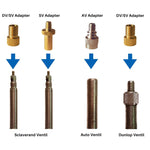 SV/AV/DV Fahrradventil Adapter Set Fahrradballpumpe Zubehör, 15 in 1, 24 in 1 mit Leder Ring, 25 in 1, 24 in 1, 32 in 1, 16 in 1, 10 in 1, 3 Sets 3 in 1, 12 in 1, 3 Sets 5 in 1, 3 Sets 4 in 1, 3 Sets 4 in 1 Gold, 14 in 1, 16 in 1 mit Aufteilbox