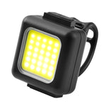 COB Lampenperlen Mini Mountainbike Licht USB Wiederaufladbar Fahrrad Wasserdicht MTB Straßenfahrrad Lampe, Weißer Scheinwerfer, Rotes Rücklicht, Weißer Scheinwerfer+Rotes Rücklicht