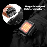 COB Lampenperlen Mini Mountainbike Licht USB Wiederaufladbar Fahrrad Wasserdicht MTB Straßenfahrrad Lampe, Weißer Scheinwerfer, Rotes Rücklicht, Weißer Scheinwerfer+Rotes Rücklicht