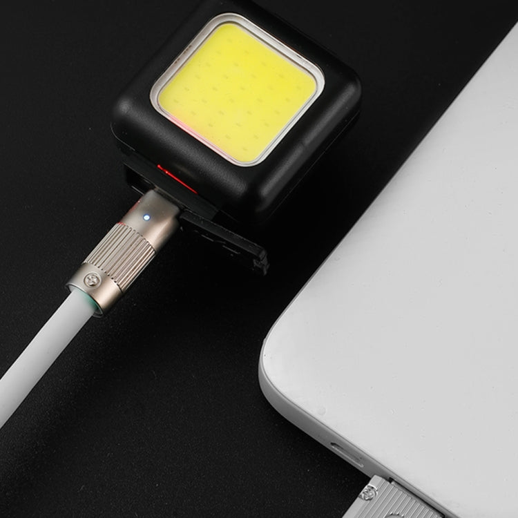 COB Lampenperlen Mini Mountainbike Licht USB Wiederaufladbar Fahrrad Wasserdicht MTB Straßenfahrrad Lampe, Weißer Scheinwerfer, Rotes Rücklicht, Weißer Scheinwerfer+Rotes Rücklicht
