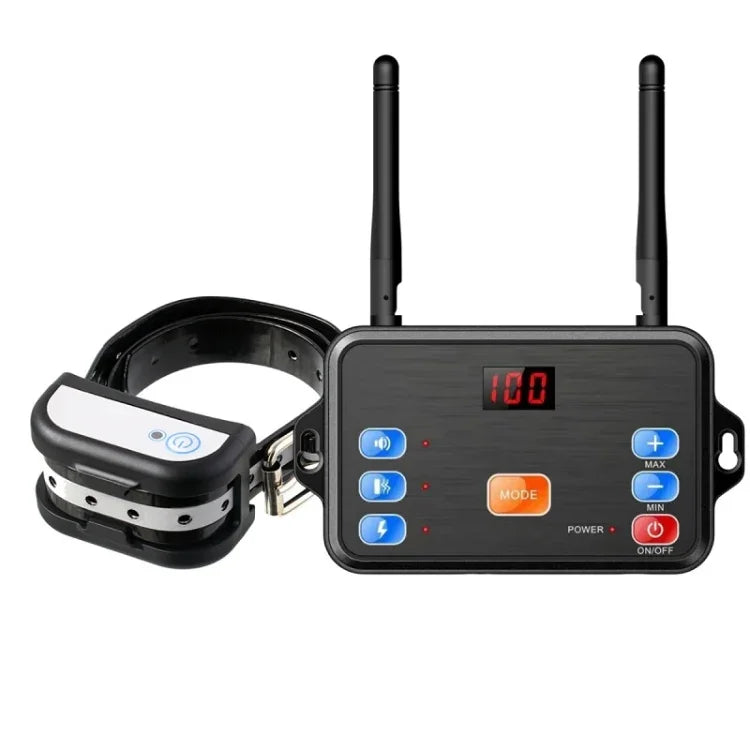 2-in-1-Haustier-Funkzaun mit Bellkontrolle und intelligentem Hundetrainer, 1 für 1, 1 für 2, 1 für 3