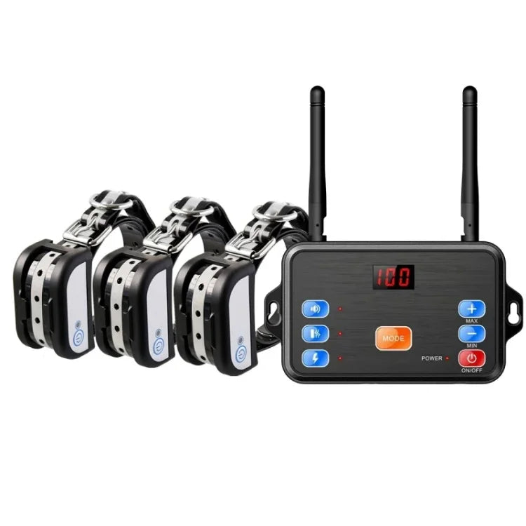 2-in-1-Haustier-Funkzaun mit Bellkontrolle und intelligentem Hundetrainer, 1 für 1, 1 für 2, 1 für 3