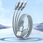 ROMOSS CB25 3 in 1 3,5A 8 Pin + Micro USB + Typ C/USB-C Kabel, 1m, 1,5m