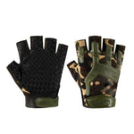 Rutschfeste Silikon-Halbfingerhandschuhe für Outdoor-Sportarten, Einheitsgröße