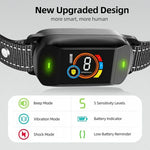 Wiederaufladbarer, wasserdichter Smart-Hundetrainer mit Farbbildschirm und Bellstopper