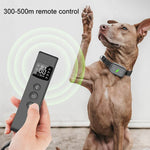 Intelligenter, wasserdichter Hundetrainer mit Elektroschockfunktion, wiederaufladbar, ferngesteuerter Bellstopper