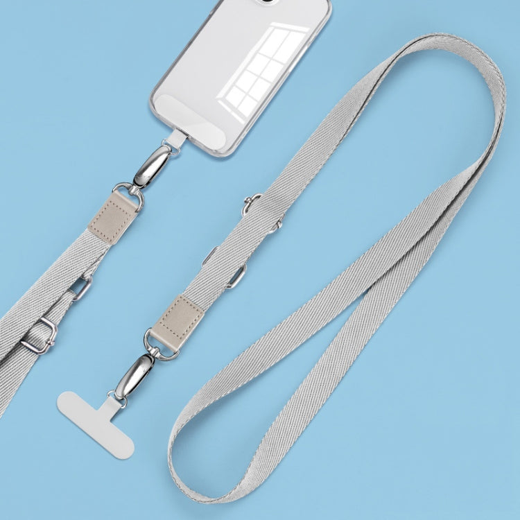 Handy Messenger Lanyard verstellbarer breiter Halsriemen, Matcha Grün, Edelstein Blau, Dunkellila, Orange, Silber, Klassisch Schwarz