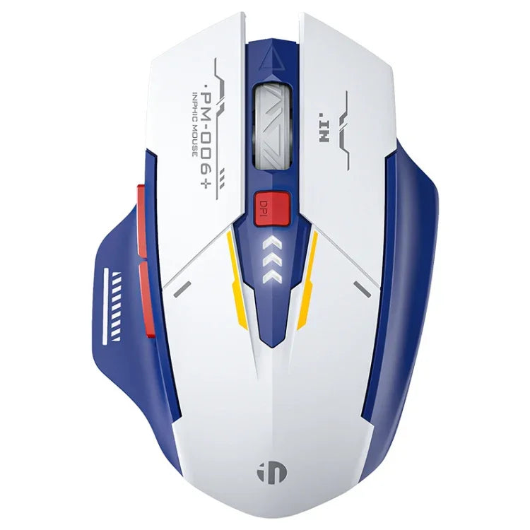 Inphic F9 Mecha Kabellose Maus, Ladefähige Büro-Gaming-Maus, F9 Mecha