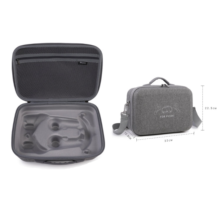 Für PICO 4 VR Integrierte Aufbewahrungstasche Messenger Bag Hartschalen-Schutzbox, Für PICO 4 Hartschalen-Tasche