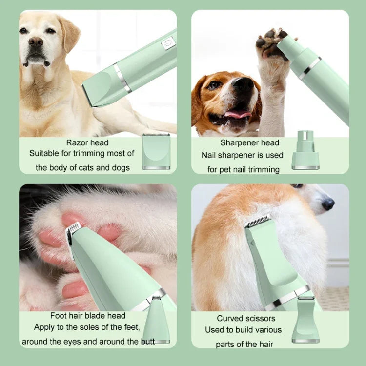 Elektrischer Haarschneider für Katzen und Hunde, 2-in-1 Grün, 3-in-1 Grün, 4-in-1 Grün, 2-in-1 Weiß, 3-in-1 Weiß, 4-in-1 Weiß