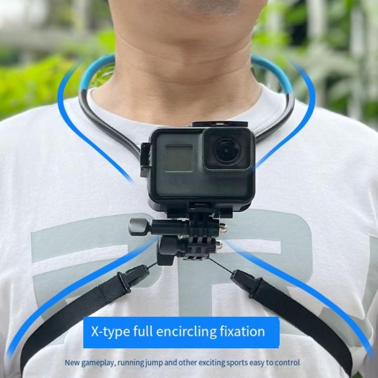 TUYU Kamera Nackenhalter Handy Brustgurt Halterung Für Videoaufnahmen//POV, Standard (Schwarz), Standard (Blau), Mit Handyclip (Schwarz), Mit Handyclip (Blau), Vertikale Aufnahme (Schwarz), Vertikale Aufnahme (Blau), Vertikal + Handyclip (Schwarz)
