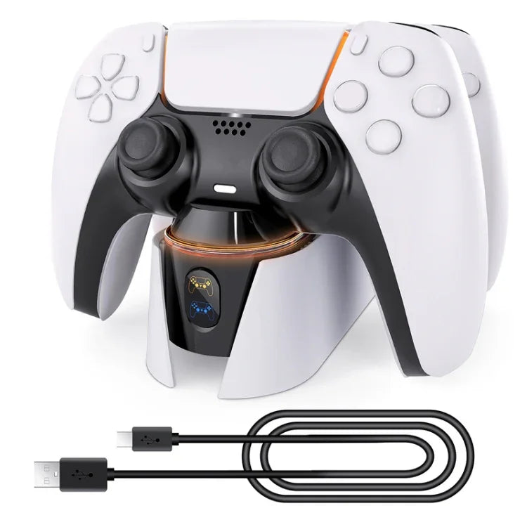 Für PS5 Gamepad Kontakt Dual-Ladestation Gamepad-Ladegerät