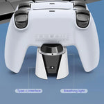 Für PS5 Gamepad Kontakt Dual-Ladestation Gamepad-Ladegerät