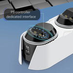 Für PS5 Gamepad Kontakt Dual-Ladestation Gamepad-Ladegerät