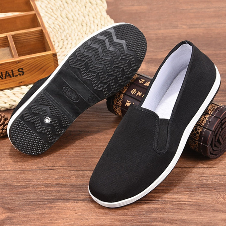 Herren Frühling und Sommer Atmungsaktive Slip-on Canvas Atmungsaktive Rutschfeste Arbeitsschuhe, 35, 36, 37, 38, 39, 40, 41, 42, 43, 44, 45