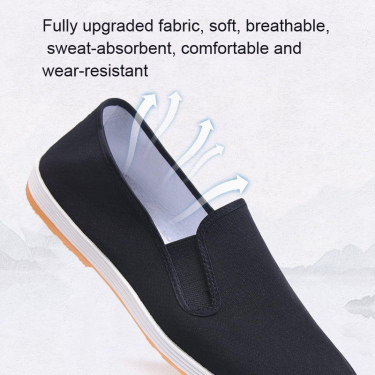 Herren Frühling und Sommer Atmungsaktive Slip-on Canvas Atmungsaktive Rutschfeste Arbeitsschuhe, 35, 36, 37, 38, 39, 40, 41, 42, 43, 44, 45