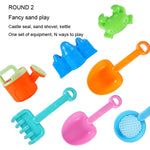 13 Stück/Set Kinder Strandspielzeug Set Große Sandschaufel Eimer Sandgrabwerkzeuge Sanduhr, Blauer Rundturm, Rosa Rundturm, Grüner Rundturm, Blauer Spitzen Eimer, Rosa Spitzen Eimer, Lila Spitzen Eimer, Blauer Quadratischer Turm, Rosa Quadratischer Turm