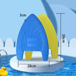 EVA Schwimm-Board für Kinder, Schwimmhilfen, Blau Gelb, Grün Gelb, Orange Gelb