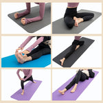 187 x 62,5 x 0,8cm NBR Yoga Matte Verbreitert und Verdickt Rutschfeste Tanz Fitness Matte