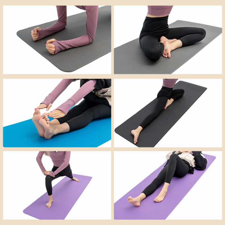 187 x 62,5 x 0,8cm NBR Yoga Matte Verbreitert und Verdickt Rutschfeste Tanz Fitness Matte
