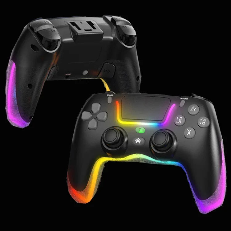 Für PS4 Dazzle Color Light Wireless Bluetooth Grip