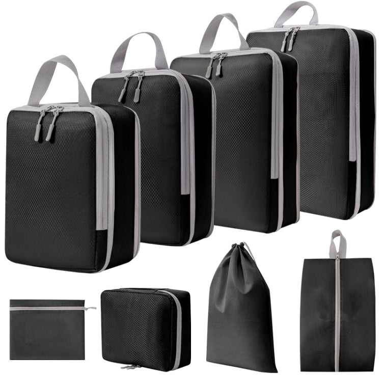 8-in-1 Kompressions-Packwürfel, erweiterbare Reisetaschen, Gepäckorganizer, 8-in-1