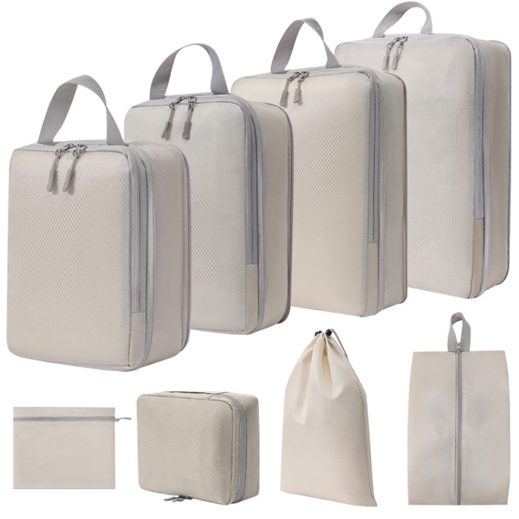 8-in-1 Kompressions-Packwürfel, erweiterbare Reisetaschen, Gepäckorganizer, 8-in-1