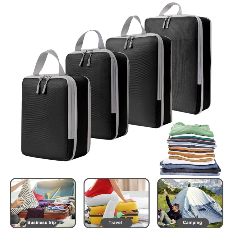 8-in-1 Kompressions-Packwürfel, erweiterbare Reisetaschen, Gepäckorganizer, 8-in-1