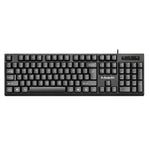 K-Snake K001 Kabelgebundene Tastatur-Maus-Set Desktop-Computertastatur, mit Maus, ohne Maus