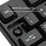 K-Snake K001 Kabelgebundene Tastatur-Maus-Set Desktop-Computertastatur, mit Maus, ohne Maus