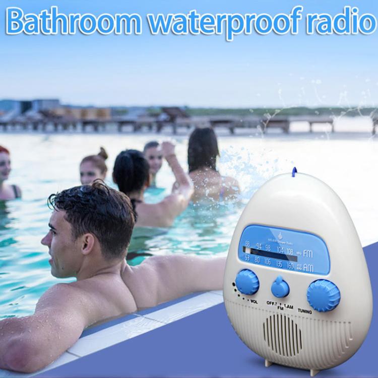 Tragbares wasserdichtes FM-Radio mit Aufhängekordel für Badezimmer, SY-900