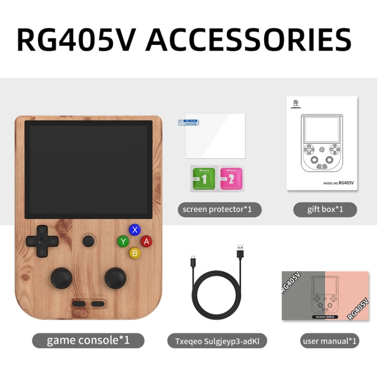 ANBERNIC RG405V 4+256G Handheld-Spielkonsole mit 10.000 Spielen, 4-Zoll-IPS-Bildschirm, Android 12-System, T618 64-Bit-Spielplayer, 4+256 GB