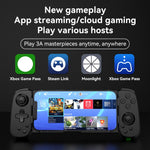 D6 Bluetooth-Gamepad mit Einziehmechanismus, Dual-Hall-Sensor (6-Achsen) für Android/iPhone/Switch, erhältlich in Schwarz, Weiß und Rot.